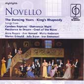 Cover to Novello highlights recording