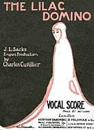 Cover to Original Vocal Score