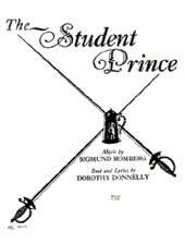 Student Prince - Vocal Score
